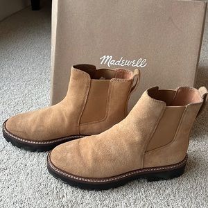Madewell suede Chelsea boots